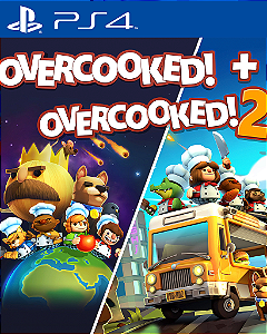Overcooked! + Overcooked! 2 PS4 Mídia Digital