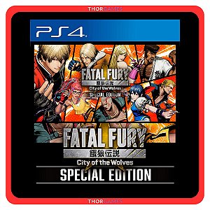 FATAL FURY: City of the Wolves - Edição Especial PS4 Mídia Digital