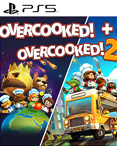 Overcooked! + Overcooked! 2 PS5 Mídia Digital