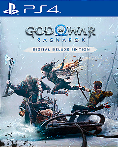 God of War Ragnarok Deluxe Edition PS4 Mídia Digital