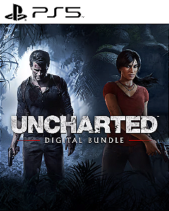 Bundle UNCHARTED 4: A Thief's End e UNCHARTED: The Lost Legacy PS5 Mídia Digital