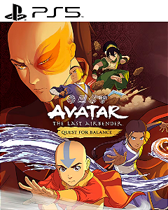 Avatar The Last Airbender: Quest for Balance PS5 Mídia Digital