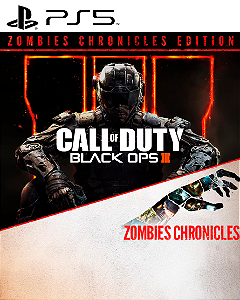 Call of Duty Black Ops 3 Edição Zombies Chronicles PS5 Mídia Digital
