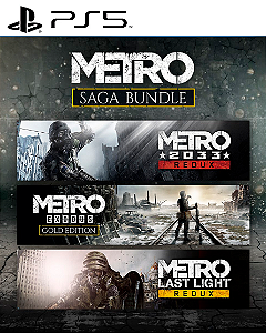 Conjunto Metro Saga PS5 Mídia Digital