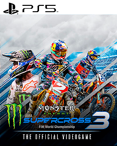 Monster Energy Supercross - The Official Videogame 3 PS5 Mídia Digital