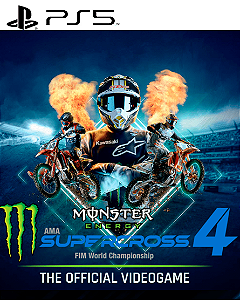 Monster Energy Supercross - The Official Videogame 4 PS5 Mídia Digital