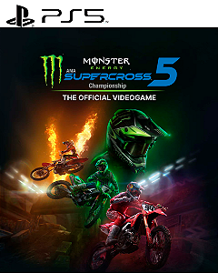 Monster Energy Supercross The Official Videogame 5 PS5 Mídia Digital