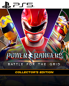 Power Rangers Battle For The Grid Edição de Colecionador PS5 Mídia Digital
