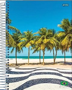 Caderno Universitário Capa Dura 10 Matérias 200 Folhas