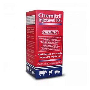 Chemitril 10% Injetável 10 ml