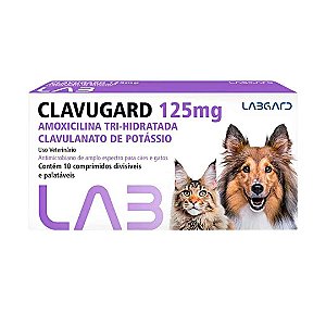 Clavugard 125 mg com 10 Comprimidos