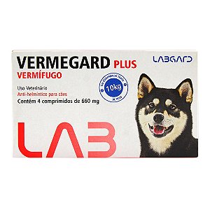 Vermegard Plus com 04 Comprimidos