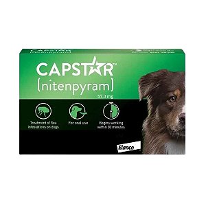 Capstar 57 mg com 06 Comprimidos