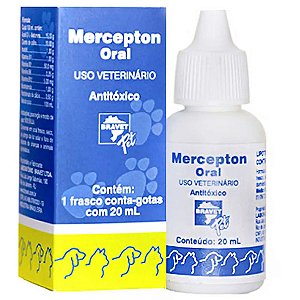 Mercepton Gotas Oral para Cães e Gatos 20 ml