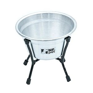 Comedouro Aramado Simples NF Pet Alumínio 250 ml