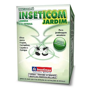 Inseticida Inseticom Jardim Pó Insetimax 25 g