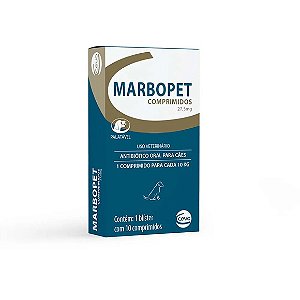 Antibiótico Marbopet 27,5mg Ceva 10 comprimidos
