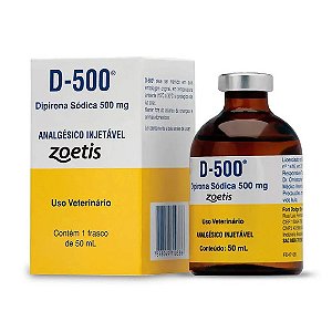 D-500 Dipirona Sódica Analgésico Injetável 50 ml