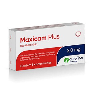 Anti-inflamatório Maxicam Plus Ourofino 2,0 mg