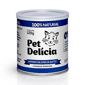 Ração Úmida Pet Delícia Gatos Hipercalórica 320 g