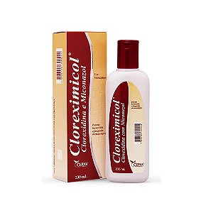 Cloreximicol Shampoo para Cães e Gatos Cepav 230 ml