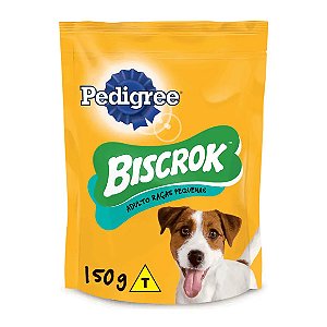 Biscoito Pedigree Biscrok Cães Adultos Raças Pequenas 150 g