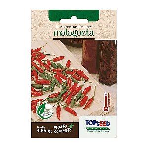 Sementes de Pimenta Malagueta Tradicional Topseed Garden Único
