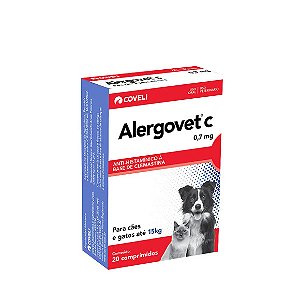 Alergovet C 0,7mg 20 comprimidos