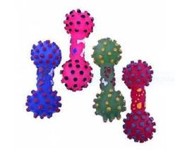 Brinq Vinil Halteres Patinhas Cravo Peq