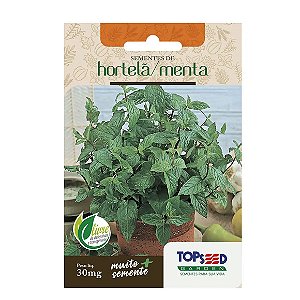 Sementes de Hortelã Tradicional Topseed Garden Único
