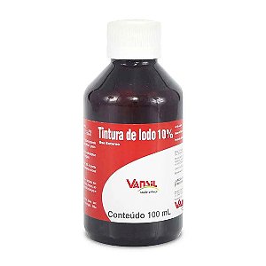Tintura De Iodo Vansil 10% 100Ml Único