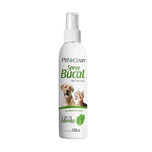 Spray Bucal Menta Pet Clean 120ml