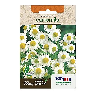 Sementes de Camomila Tradicional Topseed Garden Único