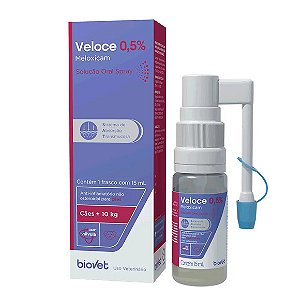 Veloce 0,5% Solução Oral Spray 15 ml