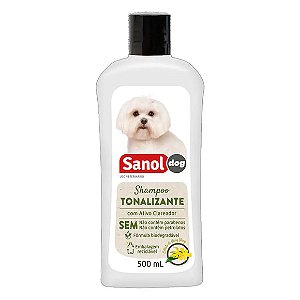 Shampoo Tonalizante Pelos Claros Sanol 500 ml