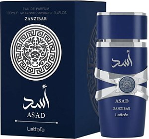 - Perfume Masculino Asad Zanzibar Lattafa Perfumes Eau de Parfum 100ml