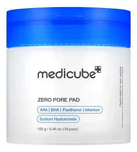MEDICUBE Zero Pore Pads 2.0 – Toner Pads de Cuidados com Poros e Textura da Pele