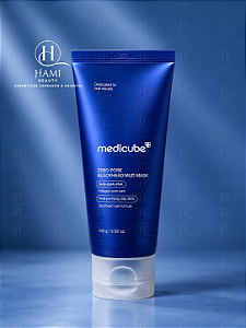 Medicube Zero Pore Blackhead Mud Mask - Máscara Facial Coreana para Cravos, Oleosidade e Poros Dilatados