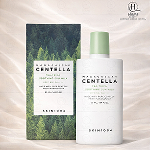 SKIN1004 Madagascar Centella Tea-Trica Soothing Sun Milk SPF50+ PA++++ - Protetor Solar Coreano