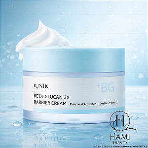ÍUNIK Beta-Glucan 3X Barrier Cream – Creme Hidratante Intensivo Reparador Coreano