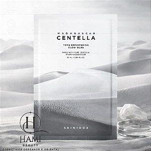 SKIN1004 Madagascar Centella Tone Brightening Glow Mask – Máscara Facial Iluminadora e Uniformizadora com Centella