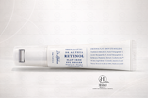 Dr. Althea Retinol Flat Iron Eye Roller – Tratamento Coreano para Área dos Olhos com Efeito Lifting e Firmeza