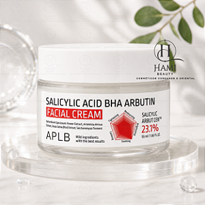 APLB Salicylic Acid BHA Arbutin Facial Cream - Creme Facial Antiacne Clareador Coreano