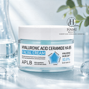 APLB Hyaluronic Acid Ceramide HA B5 Facial Cream - Creme Hidratante Coreano