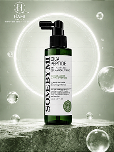 SOME BY MI Cica Peptide Anti Hair Loss Derma Scalp Tonic – Tônico Capilar para Couro Cabeludo com Centella Asiática e 11 Peptídeos 150ml