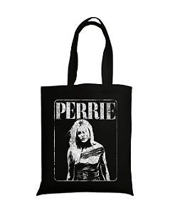 Ecobag PERRIE Preto e Branco Fanmade O Culto Do Pop