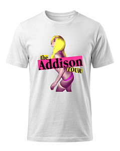 Camiseta The Addison Tour Addison Rae Fanmade O Culto do Pop