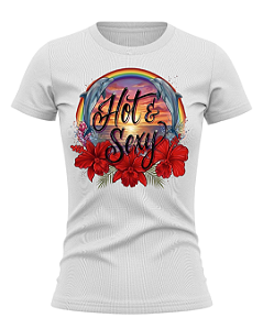 Baby Tee Hot & Sexy Midnight Sun Zara Larsson Fanmade O Culto do Pop