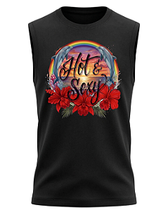 Regata Hot & Sexy Midnight Sun Zara Larsson Preta Fanmade O Culto do Pop