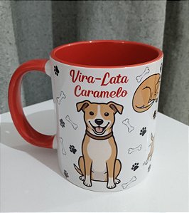 Caneca Vira-Lata Caramelo Patrimônio Nacional 325 mlml